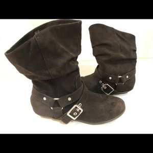 Women’s Black Slouch Boots Size 7